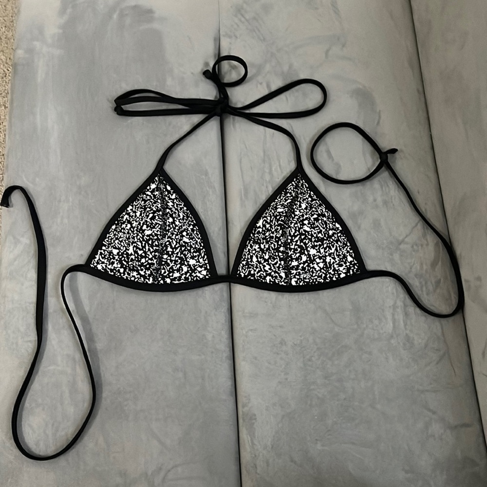 PINK reversible triangle bikini top